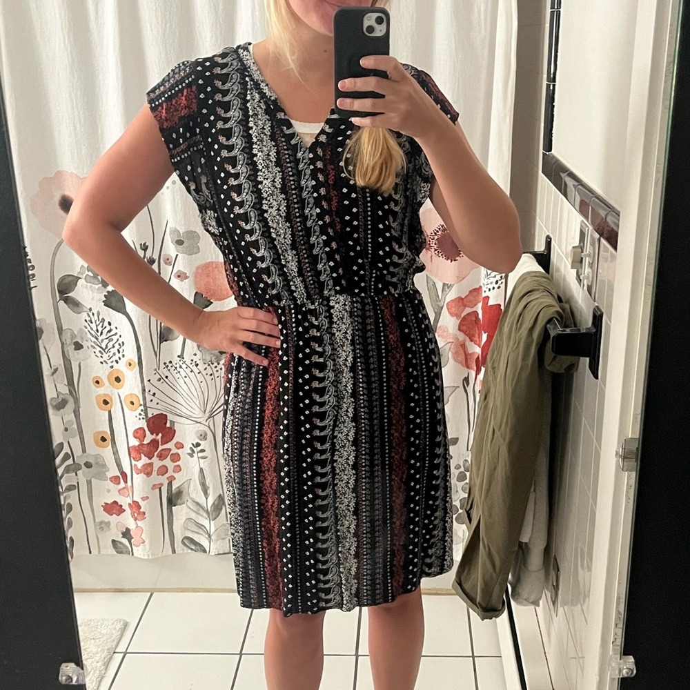 Floral print dress